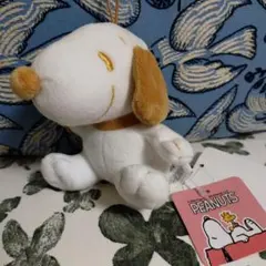 新品☆スヌーピーマスコット PEANUTS ぬいぐるみ 本体約10㎝