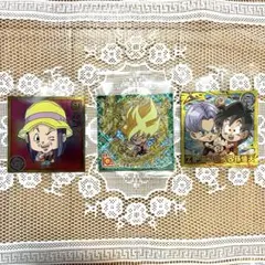 ドラゴンボール 超戦士シールウエハース10th 孫悟空 トランクス&孫悟天 パン