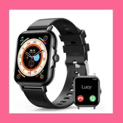 スマートウォッチ フルタッチスクリーン 多機能腕時計 タッチパネル式 通話機能