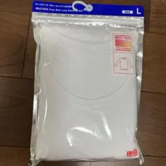未使用！ユニクロUNIQLO　ヒートテッククルーネックT（九分袖）L