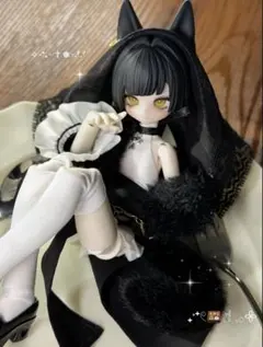 不可食用 ニャニャニャ次元 喵喵喵次方 ANKH アンク 黒猫 1/8 BJD