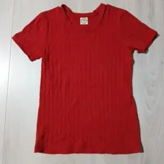 ag by aquagirl リブ 半袖 Tシャツ レッドのサムネイル
