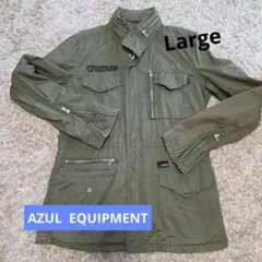 値下げ❗これから主役❗AZULEQUIPMENT スカルプ入り アウター 褪せ感