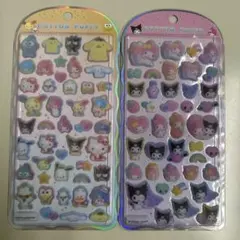 サンリオ コットンパフィーシール