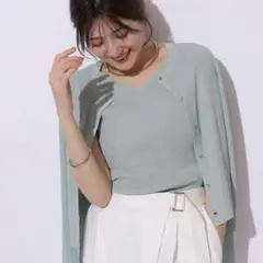 マイストラーダ　ノベルティ　カーディガン　ミント