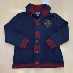 ラルフローレン カーディガン ネイビー サイズ6 120 クリスマス アウター