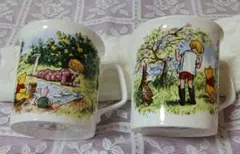 ロイヤルドルトン　クラシックプーさん　マグ　２個セット