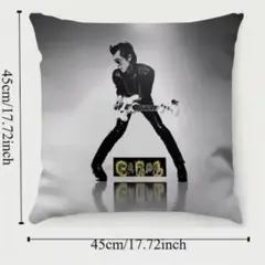 矢沢永吉／キャロル／風クッションカバー４５cm