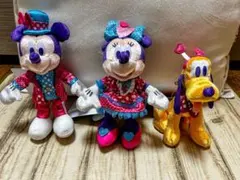 ディズニーランド　パルパルーザ“ミニーのファンダーランド”　ぬいぐるみバッジ3点