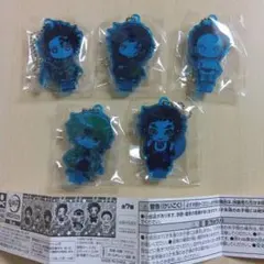 鬼滅の刃 ここみえ アクリルフィギュア 玖ノ型 5点セット