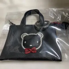 新品⭐︎familiar/ファミリア⭐︎ミニバッグチャーム⭐︎ブラック familiar ミニバッグチャーム ミニバッグチャーム | ファミリア