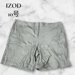 値引き◎IZOD【サイズ:10】ベージュ ショートパンツ シンプル 無地 春夏