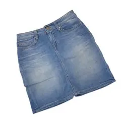 B4 TOMMY HILFIGER デニム スカート ストレッチ 6