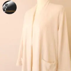 LAUREN RALPH LAUREN　バスローブ　白　ユニセックス　Lサイズ