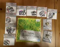 11点　ジョジョの奇妙な冒険 一番くじ　タオル・メタルピンズ・ステッカーセット