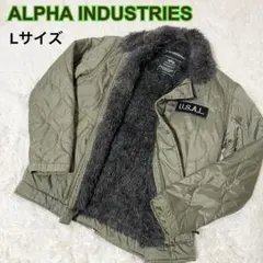 美品✨アルファインダストリーズ ミリタリージャケット キルティングジャケット