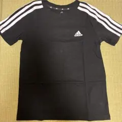 adidas キッズ Tシャツ 130 ブラック