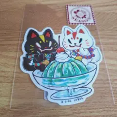 B-SIDE　LABEL　ステッカー　おいなり