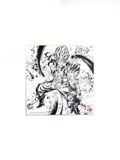 超サイヤ人孫悟空＆超サイヤ人孫悟飯 色紙 色コレ 「」 H賞