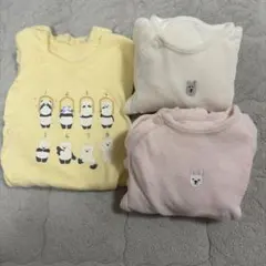パンダ　うさぎ　くま　カバーオール/ロンパース　サイズ　50〜60 3着