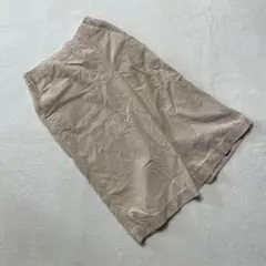 coen ストライプ ショートパンツ ベージュ コーデュロイ ポケット付き M