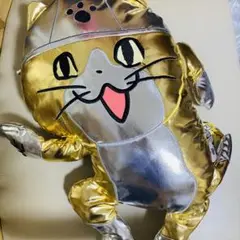 猫仕事　ぬいぐるみ　ゴールデンクッション