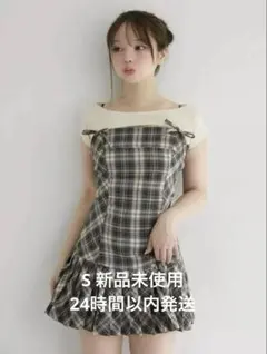 andmary Karen check mini dress Mサイズ - メルカリ
