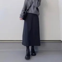 UNIQLO ブラッシュドジャージーナロースカート