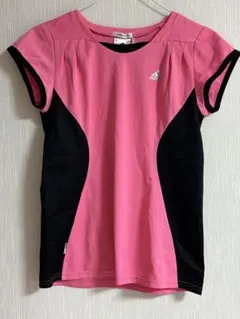 adidas テニスウェア Tシャツ ピンク ブラックのサムネイル
