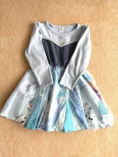 アナ雪　エルサ　ワンピース　littc 90サイズ