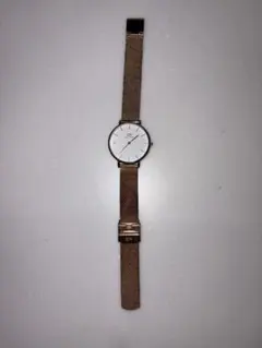 Daniel Wellington 腕時計 ローズゴールド メッシュベルト