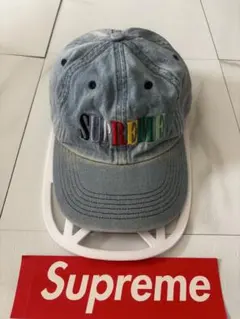 Supreme Multi Color Logo 6-Panel キャップ