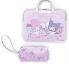 マイメロディ&クロミ マルチケース エンジェルポーチ付き