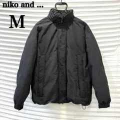 【未使用級】niko and... 中綿スタンドミリタリーブルゾン ダウン