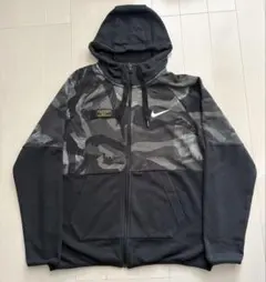 NIKE ナイキ 迷彩 カモフラージュ ドライフィット ジップパーカー　XL