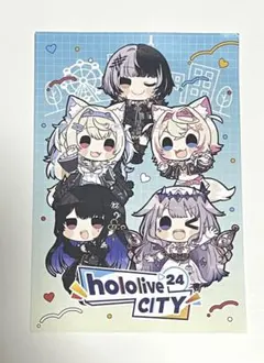 ホロライブ ホロライブシティ ポストカード EN Advent フワモコ