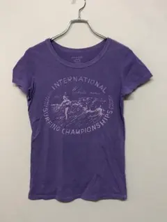 usa製 古着 MALIBU SHIRTS サーファー掠れプリント Tシャツのサムネイル