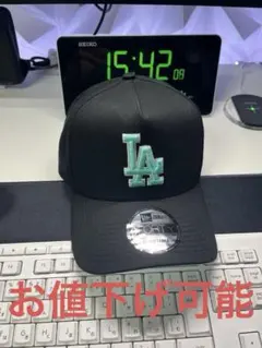 【希少・海外限定】 9FORTY ドジャース ティファニーブルー ミント 黒