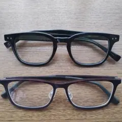 JINS CLASSIC 四角形メガネ