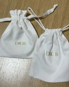 Dior ディオール 巾着 ポーチ 2枚セット