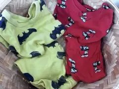 バットマン ミッキーマウス パジャマ2セット　2歳のサムネイル