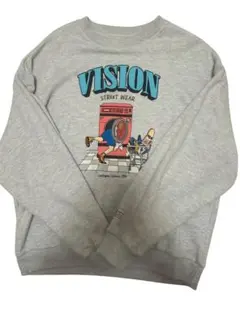VISION ストリートウェア スウェット グレー