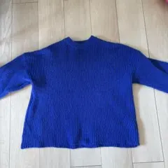 SHEIN 青 ニットセーター 長袖