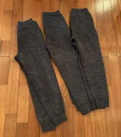 ユニクロ　ウルトラストレッチ ドライスウェット　パンツ　140cm 3本セット