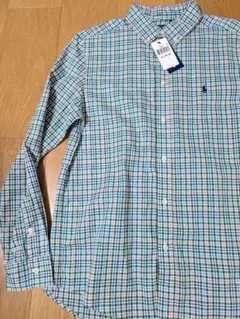 新品　ラルフローレン　チェックシャツ　ボーイズサイズ　XL/TG 18-20