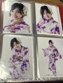 HKT48 兒玉遥 浴衣 生写真 4枚セット 指原莉乃座長公演 博多座 限定 