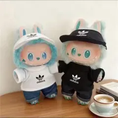 ラブブ 着せ替え服 ブラック 2点セット