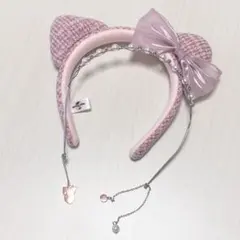 ハローキティ カチューシャ2個セット ユニバ USJ ツイード素材