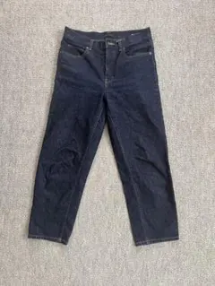 ユニクロジーンズ 綿100% リラックス スラウチテーパードアンクルジーンズ