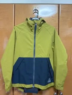 ワークマン　イージス　バッグインレインジャケット　オリーブグリーン/ネイビー